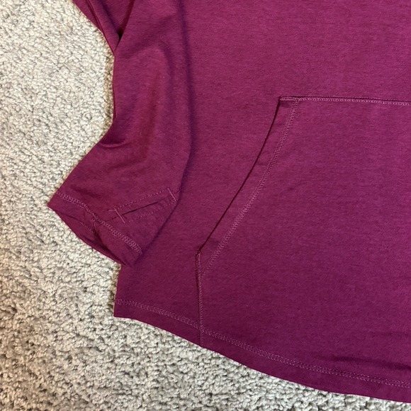 Eddie‎ Bauer Women's Active Funnel Neck Long Sleeve Top Pullover | Small Purple - Picture 2 of 6